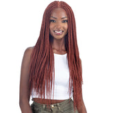 FreeTress Equal Premium Braided HD Lace Front Wig - NAT BOX BRAID 28" - 5X5 lace Parting